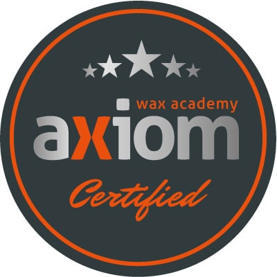 Axiom Wax Academy Certified badge